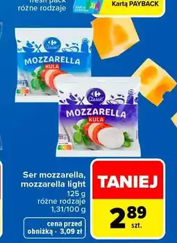 Carrefour Ser mozzarella Kula Carrefour Classic oferta