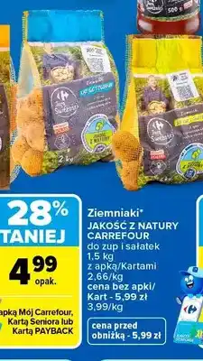 Carrefour Ziemniaki do zup i sałatek Jakość z Natury Carrefour oferta