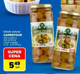 Carrefour Oliwki zielone bez pestek Carrefour oferta