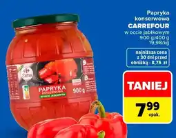 Carrefour Papryka konserwowa Carrefour w occie jabłkowym oferta