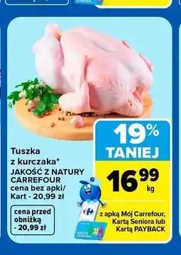 Carrefour Tuszka z kurczaka Jakość z Natury Carrefour oferta