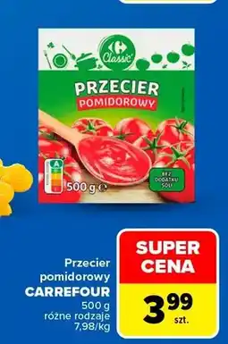 Carrefour Przecier pomidorowy Carrefour Classic oferta