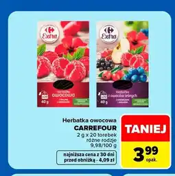 Carrefour Herbatka z owoców leśnych Carrefour Extra oferta