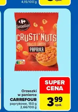 Carrefour Orzeszki w panierce paprykowe Sensation Crusti'Nuts oferta