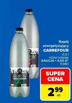 Carrefour Napój energetyzujący Carrefour oferta