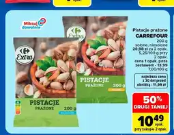 Carrefour Pistacje prażone solone Carrefour Extra oferta