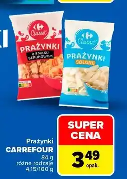 Carrefour Prażynki o smaku bekonowym Carrefour Classic oferta