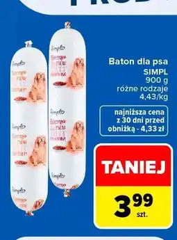 Carrefour Baton dla psa SIMPL oferta