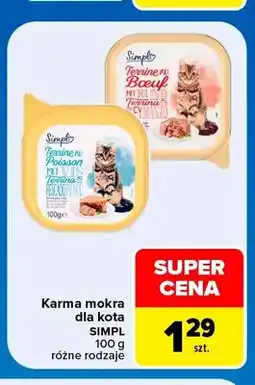 Carrefour Karma mokra dla kota SIMPL oferta