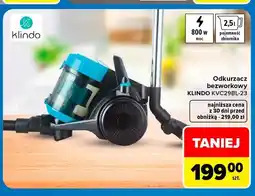Carrefour Odkurzacz bezworkowy Klindo oferta