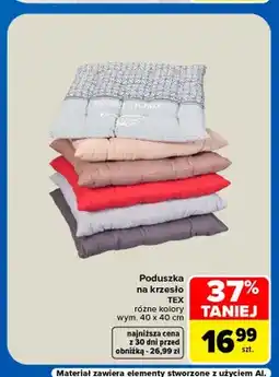 Carrefour Poduszka na krzesło Tex oferta