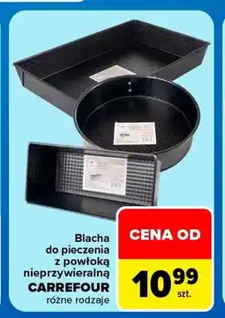 Carrefour Blacha do pieczenia z powłoką nieprzywieralną Carrefour oferta