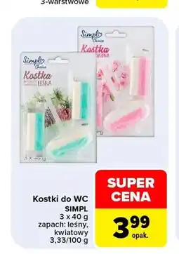 Carrefour Kostki do WC leśne SIMPL oferta