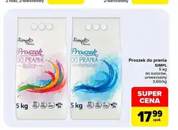Carrefour Proszek do prania do kolorów SIMPL oferta