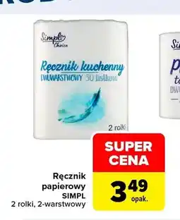 Carrefour Ręcznik papierowy SIMPL oferta