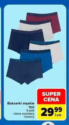 Carrefour Bokserki męskie TEX 3-pak oferta