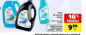 Płyn do prania tkanin kolorowych SIMPL