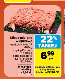 Carrefour Mięso mielone wieprzowe oferta