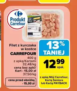 Carrefour Filet z kurczaka w kostce Carrefour oferta
