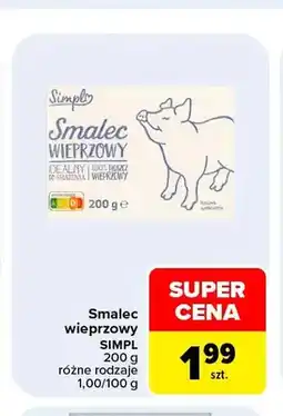 Carrefour Smalec wieprzowy Simply oferta