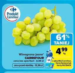 Carrefour Winogrona jasne Carrefour oferta
