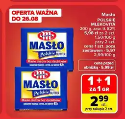 Carrefour Masło ekstra Polskie Mlekovita oferta