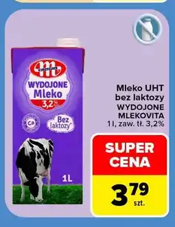Carrefour Mleko UHT bez laktozy Wydojone Mlekovita 3,2% oferta