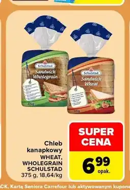 Carrefour Chleb kanapkowy Wheat Schulstad oferta