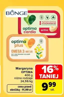 Carrefour Margaryna Optima Cardio oferta