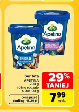 Carrefour Ser feta Apetina Original oferta