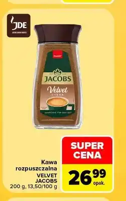 Carrefour Kawa rozpuszczalna Jacobs Velvet oferta