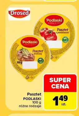 Carrefour Pasztet z pomidorami Podlaski Drosed oferta