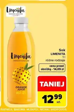 Carrefour Sok pomarańczowy Limenita oferta