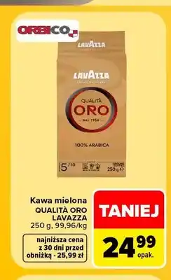 Carrefour Kawa mielona Lavazza Qualità Oro oferta
