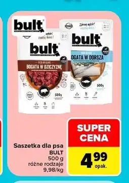 Carrefour Saszetka dla psa Bult Bogata w dziczyznę oferta