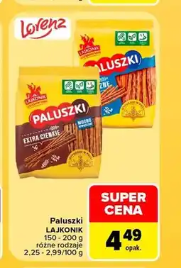 Carrefour Paluszki Lajkonik Extra Cienkie oferta