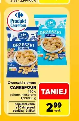 Carrefour Orzeszki ziemne Carrefour solone oferta