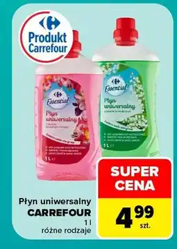 Carrefour Płyn uniwersalny Carrefour Essential czerwony oferta