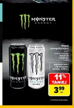 Carrefour Napój energetyzujący Monster Energy oferta