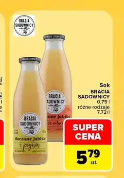 Carrefour Sok Bracia Sadownicy tłoczone jabłko oferta