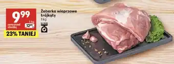 Żeberka wieprzowe trójkąty