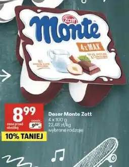 Delikatesy Centrum Deser Monte Zott oferta
