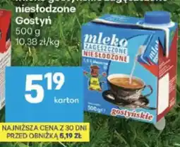 Delikatesy Centrum Mleko Zagęszczone Niesłodzone gostyńskie oferta