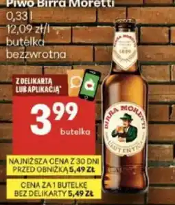 Delikatesy Centrum Piwo Birra Moretti oferta