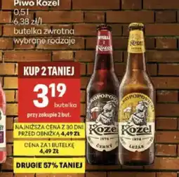 Delikatesy Centrum Piwo Kozel oferta