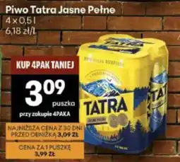 Delikatesy Centrum Piwo Tatra Jasne Pienne oferta