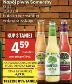Delikatesy Centrum Napoje piwny Somersby oferta