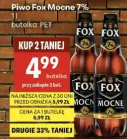 Delikatesy Centrum Piwo Fox Mocne 7% oferta