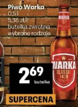 Delikatesy Centrum Piwo Warka oferta