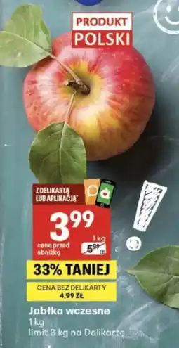 Delikatesy Centrum Jabłka wczesne oferta